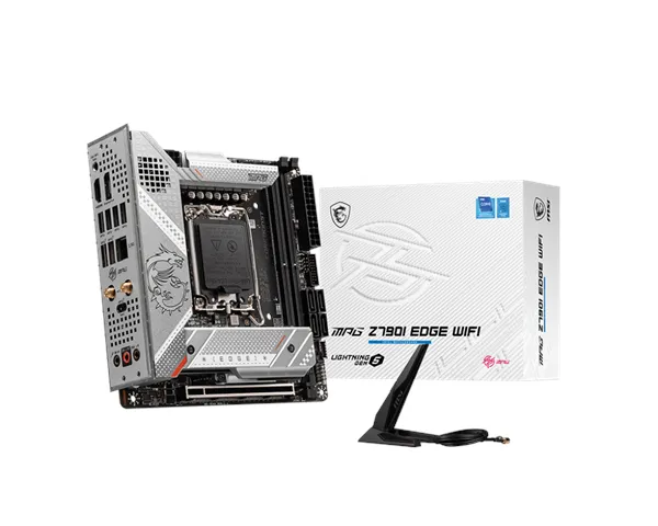 MSI MPG Z790I EDGE WIFI - moderkort - Intel Z790 - Intel LGA1700 - DDR5 RAM - Mini-ITX